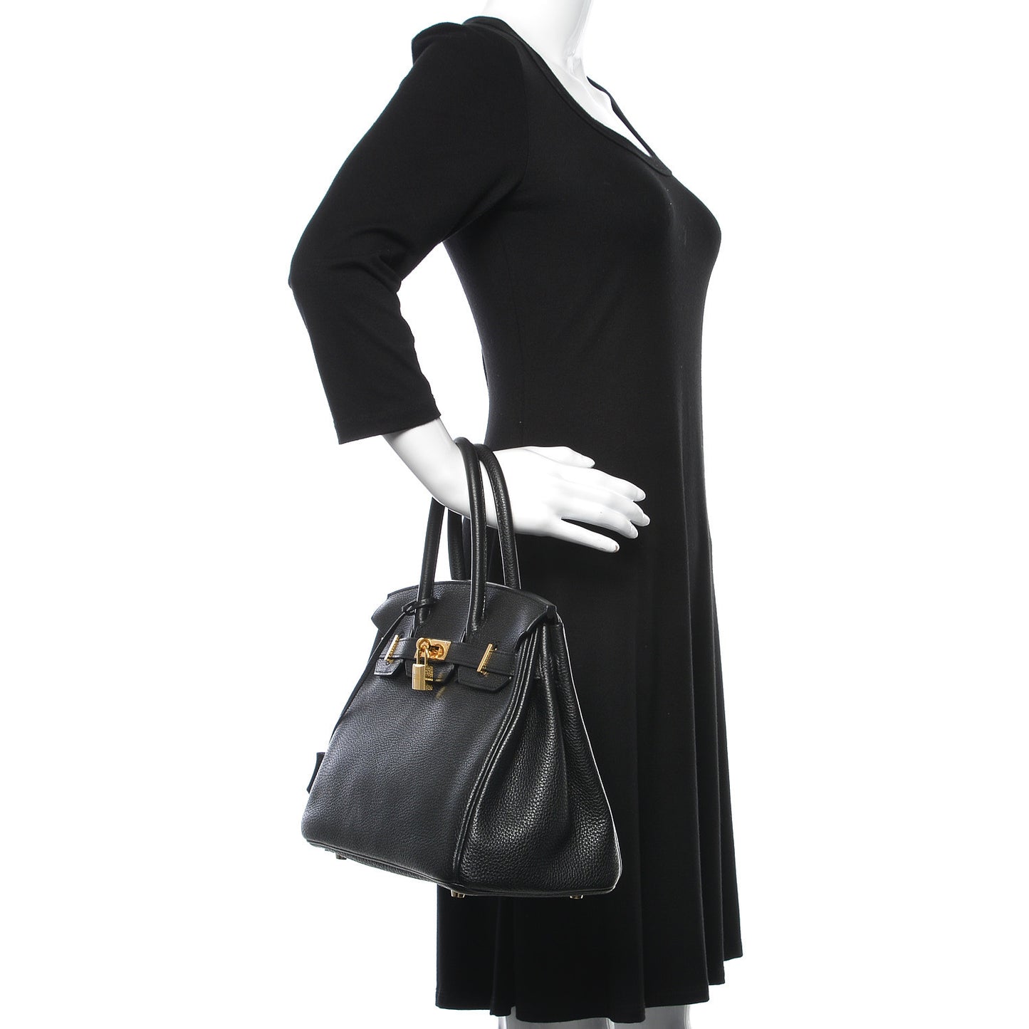 Togo Birkin 30 Black