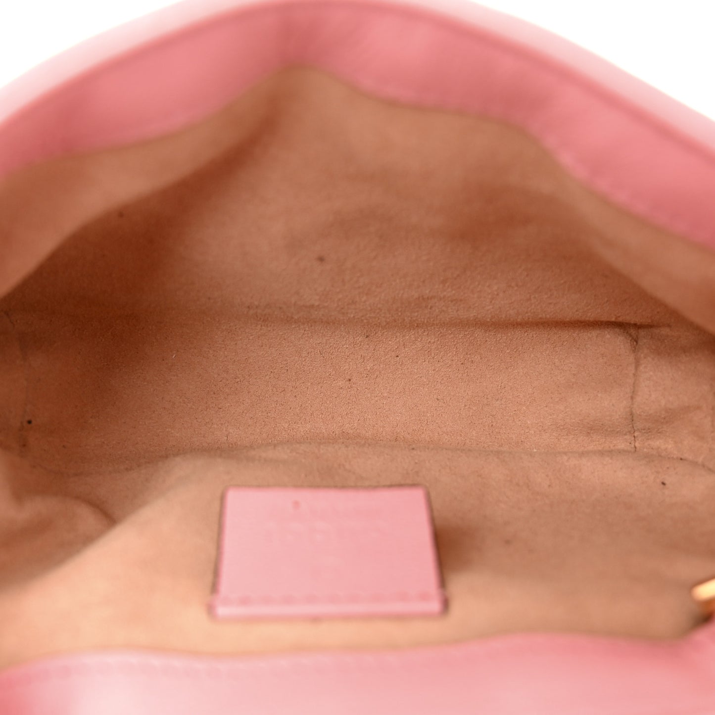 Azalea Calfskin Enamel Matelasse Diagonal Super Mini Torchon GG Marmont Shoulder Bag New Cherry Red Wild Rose