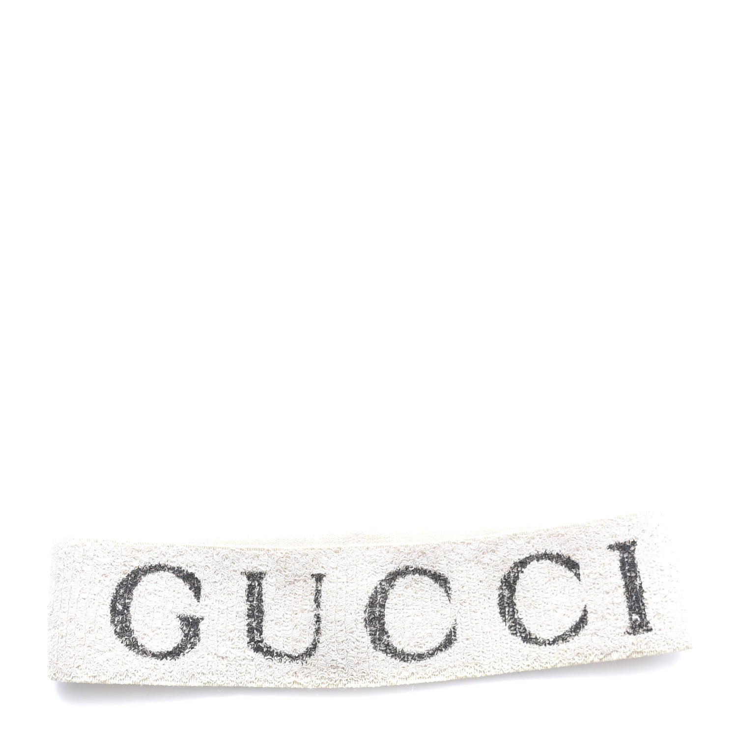Gucci Cotton Elastic Logo Headband White 1 of 5