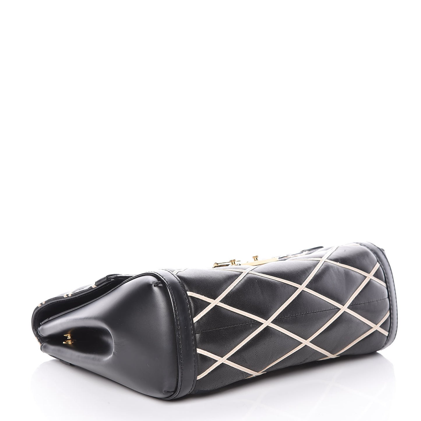 Lambskin Malletage Pochette Flap Black