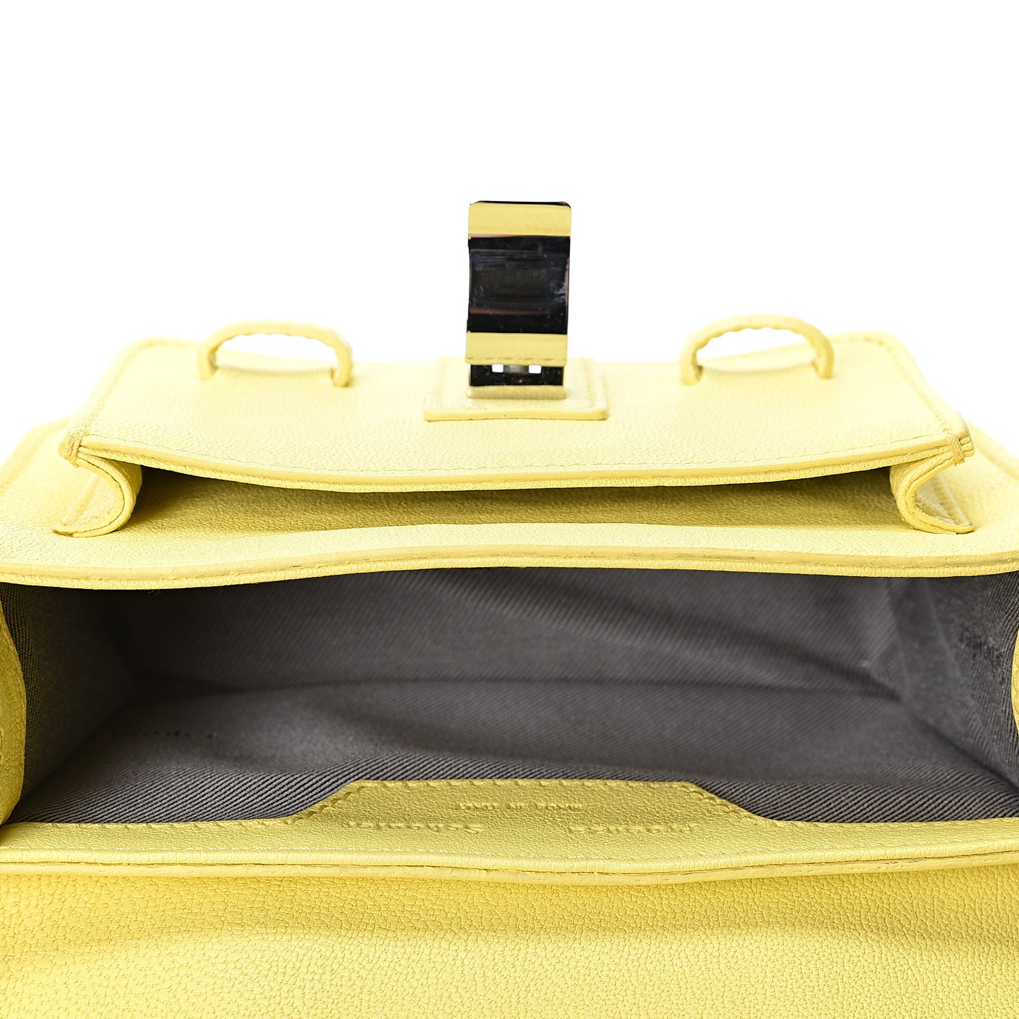 Lambskin Micro PS1 Satchel Canary Yellow