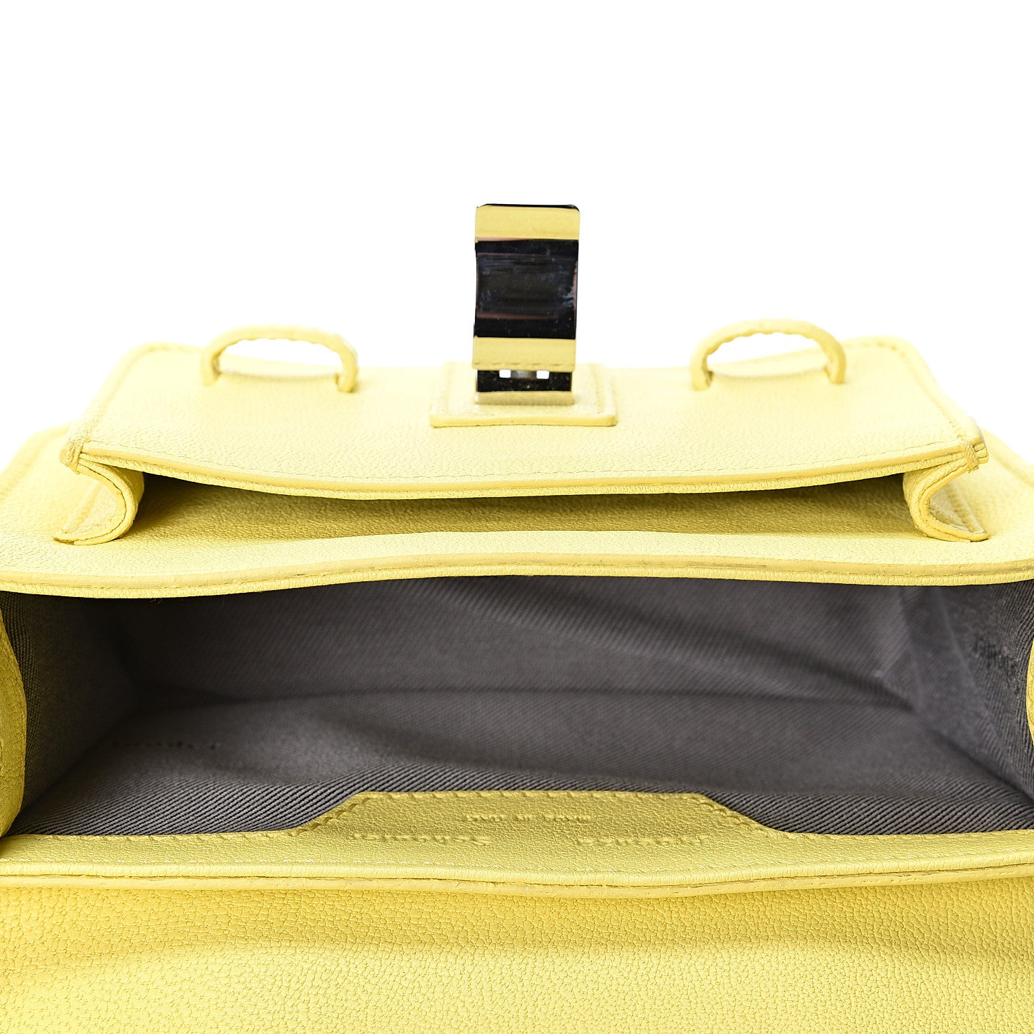 Proenza Schouler Lambskin Micro PS1 Satchel Canary Yellow 4 of 8