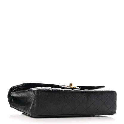 Chanel Caviar Quilted Medium Double Flap Black 4 of 13