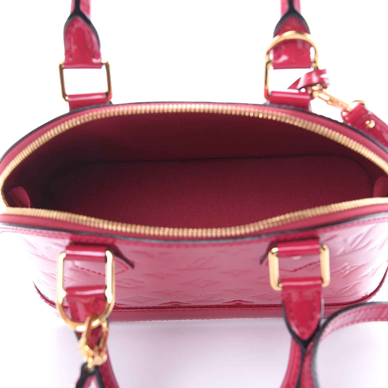 Louis Vuitton Vernis Alma BB Rose Indien 5 of 8