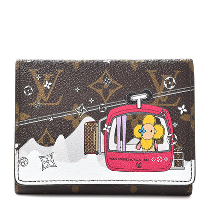 Louis Vuitton Monogram 2019 Christmas Animation Victorine Wallet Fuchsia 1 of 8