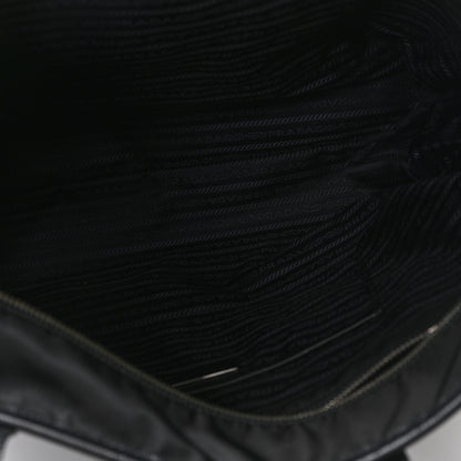 Prada Tessuto Nylon Saffiano Shopping Tote Black 5 of 11