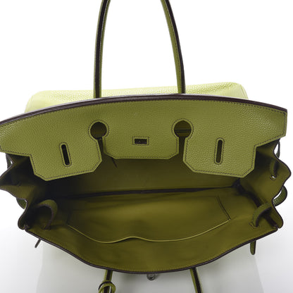 Hermes Togo Birkin 35 Vert Anis 11 of 37