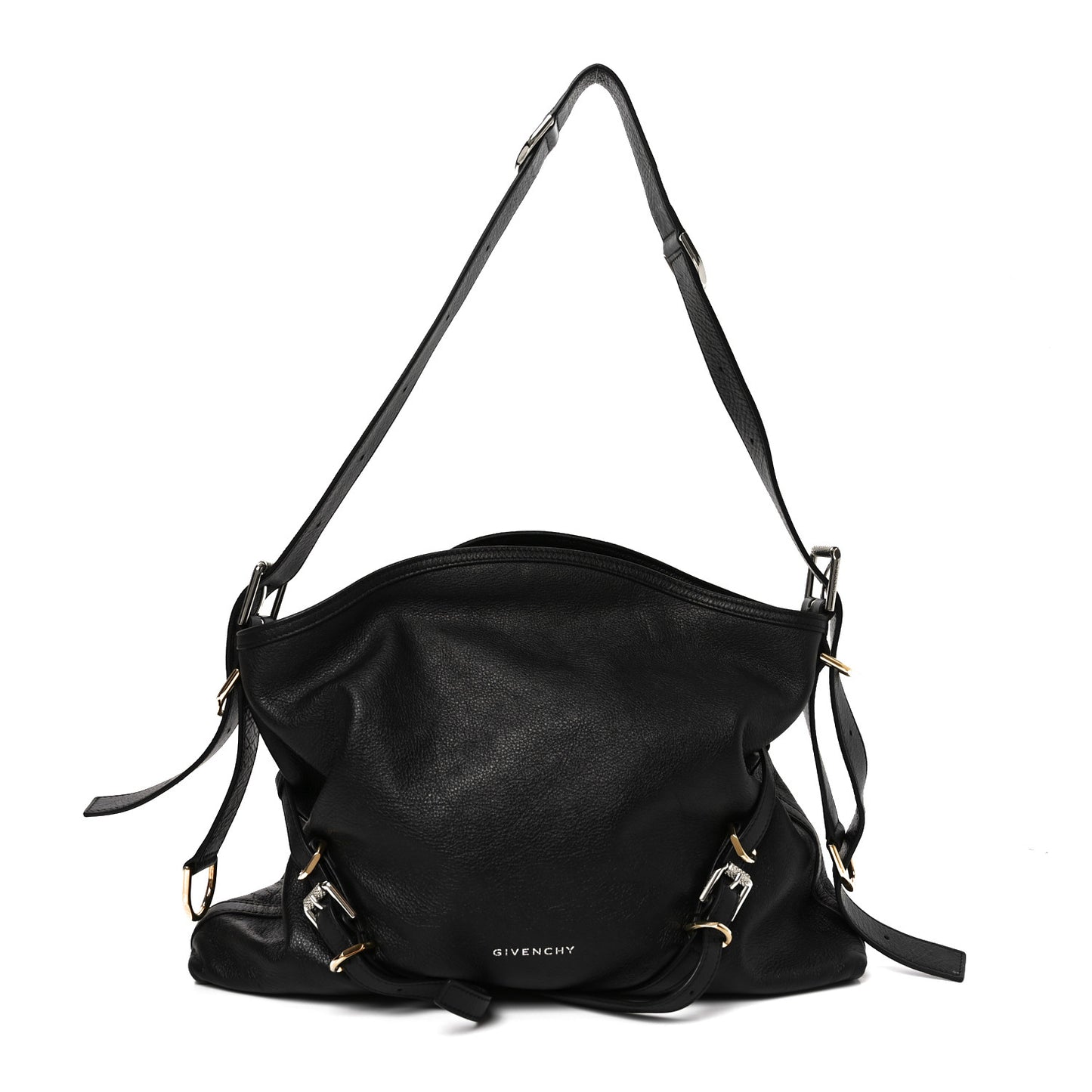Calfskin Medium Voyou Bag Black