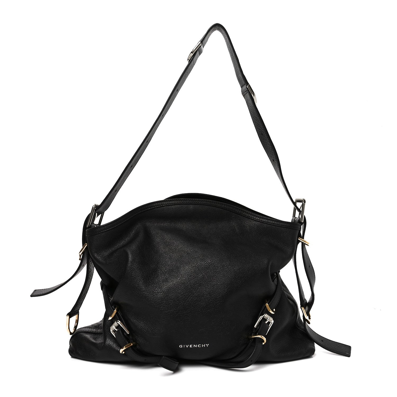 Givenchy Calfskin Medium Voyou Bag Black 1 of 11