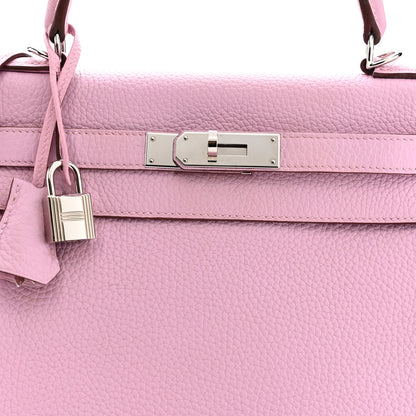 Hermes Togo Kelly Retourne 28 Mauve Sylvestre 8 of 16