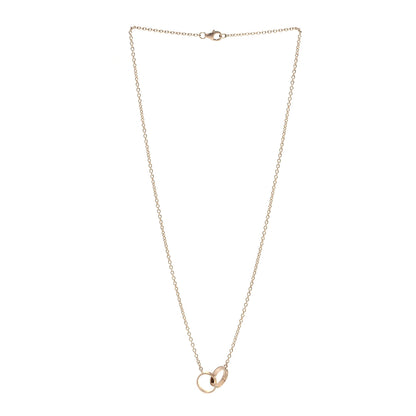 Cartier 18K Yellow Gold Interlocking LOVE Necklace 3 of 8