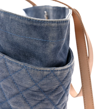 Chanel Denim CC Flower Tote Blue 21 of 22