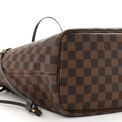 Louis Vuitton Damier Ebene Neo Neverfull MM Rose Ballerine 11 of 12