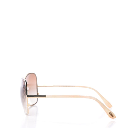 Tom Ford Solange Sunglasses TF319 Rose Gold White 3 of 7