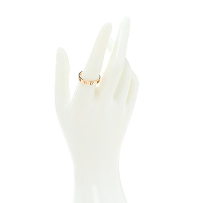 Tiffany 18K Rose Gold Diamond Atlas Pierced Ring 58 8.25 2 of 5