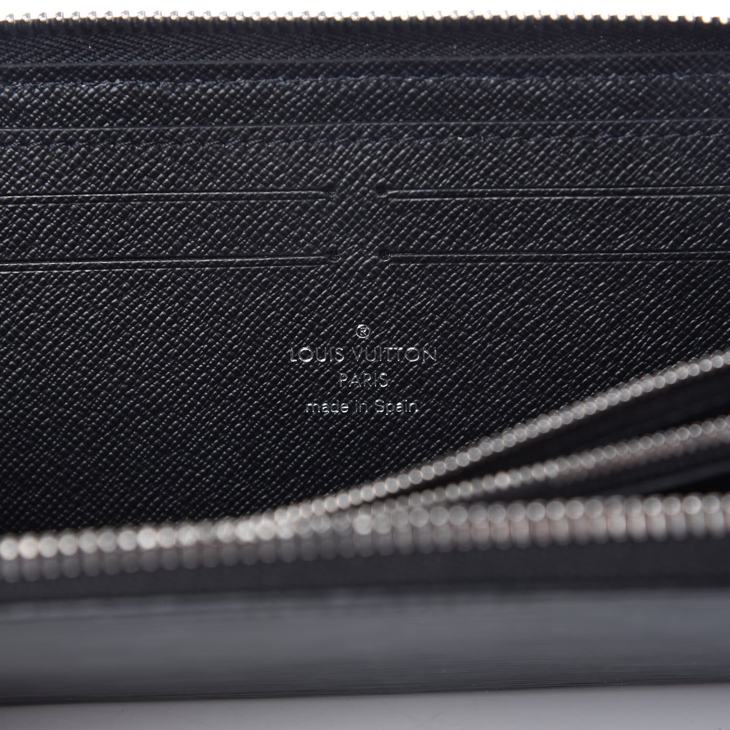 Louis Vuitton Epi Clemence Wallet Black 7 of 10
