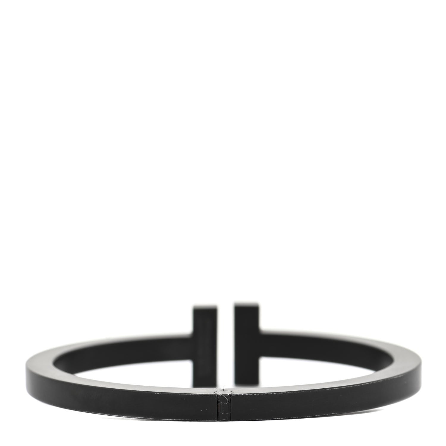 Tiffany Black-Coated Stainless Steel T Square Bracelet 3 of 4