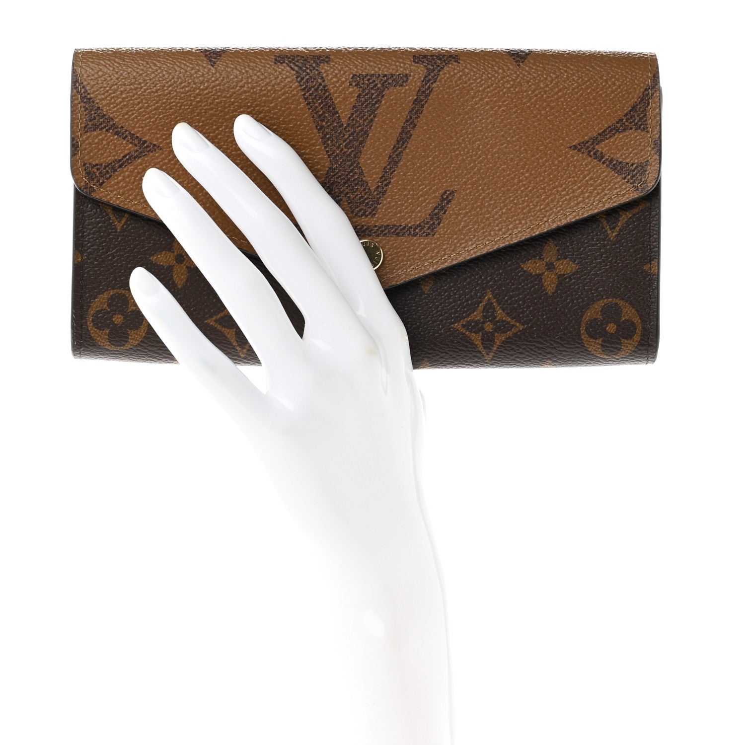 Louis Vuitton Reverse Monogram Giant Sarah Wallet 2 of 6