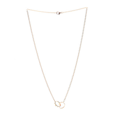Cartier 18K Pink Gold Interlocking LOVE Necklace 2 of 8