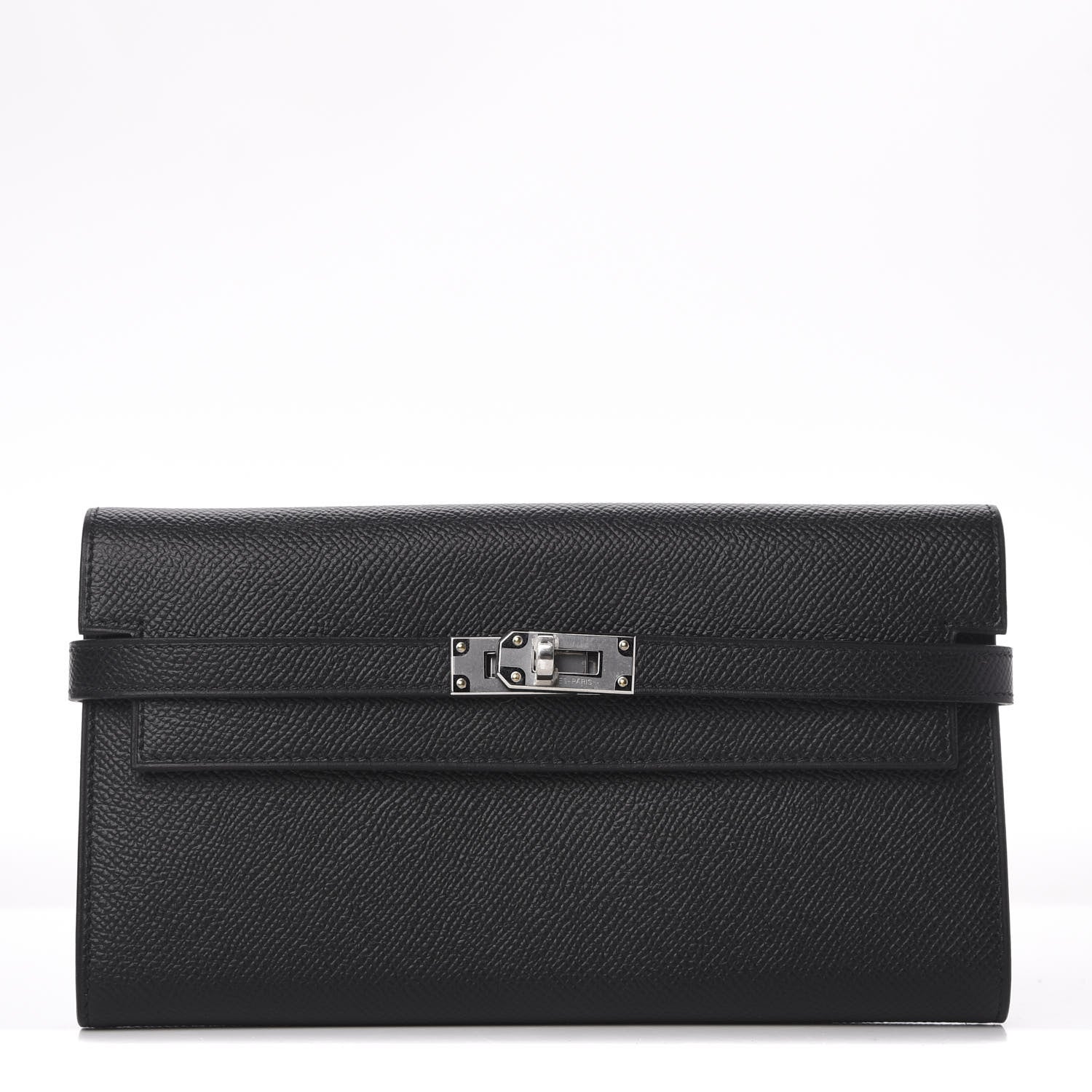 Hermes Epsom Kelly Longue Wallet Black 1 of 9