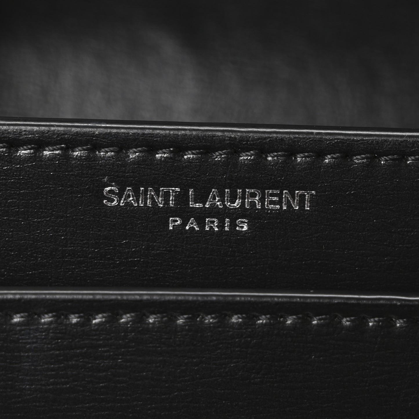 Smooth Calfskin Medium Monogram Sunset Satchel Black