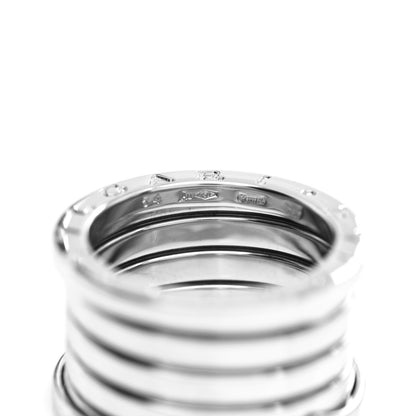 Bulgari 18K White Gold B.Zero1 Five-Band Ring 54 6.75 5 of 5
