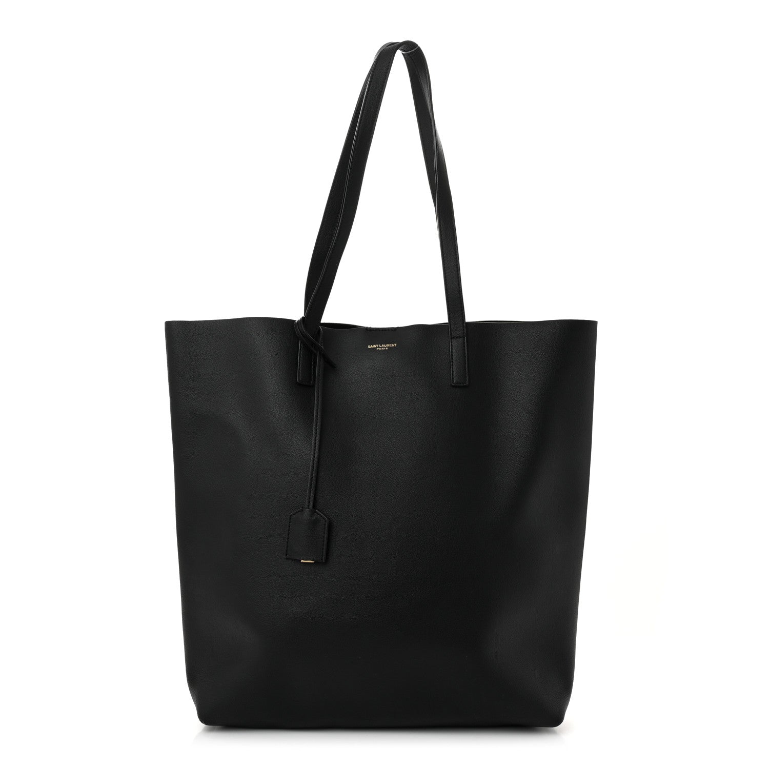 Saint Laurent Calfskin Medium Shopping Tote Black 1 of 15
