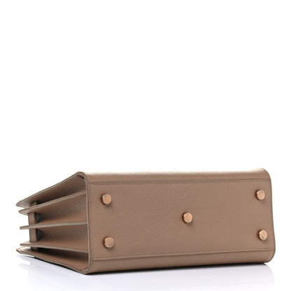 Saint Laurent Grained Calfskin Baby Sac De Jour Taupe 3 of 4