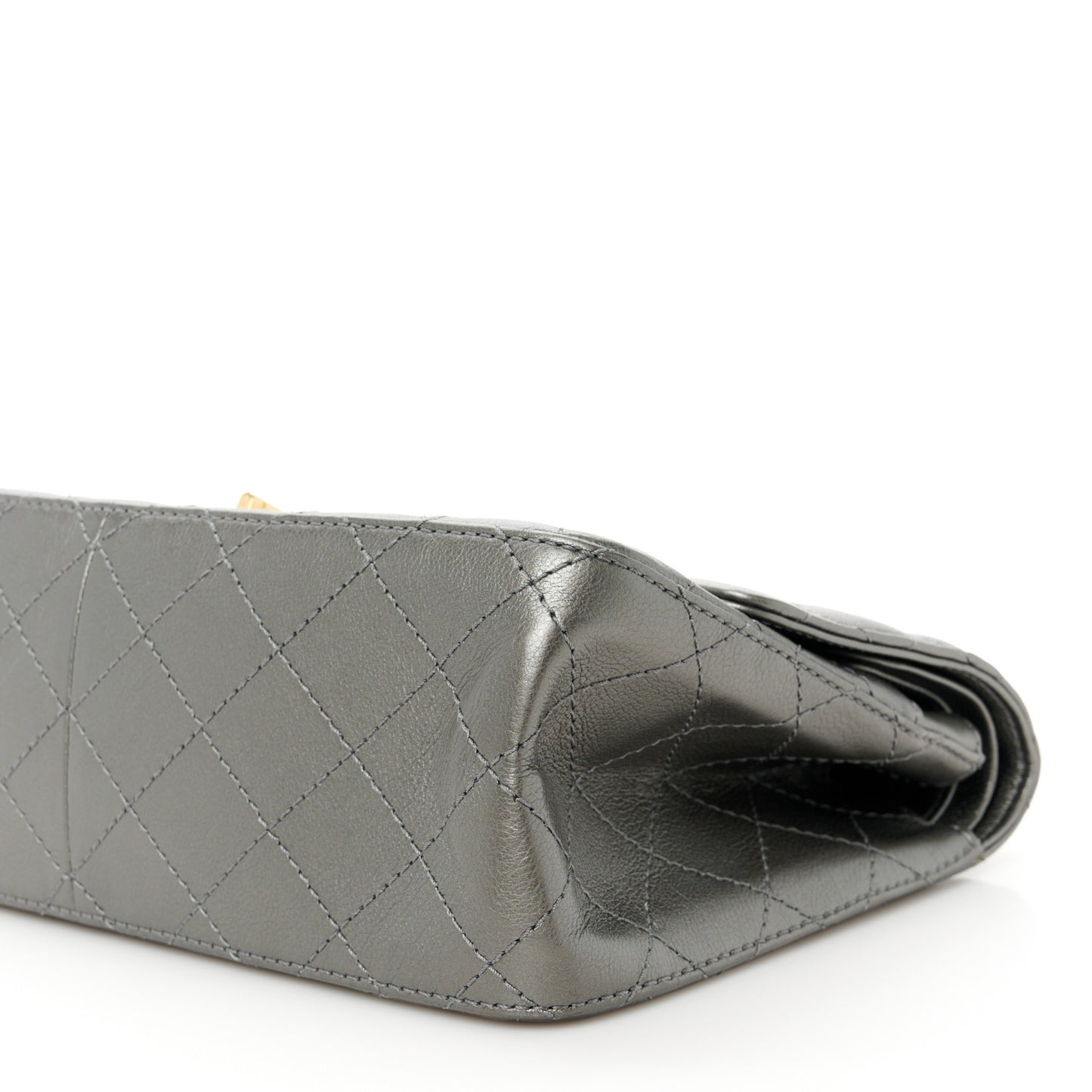 Metallic Calfskin Quilted 2.55 Reissue 226 Flap Charcoal