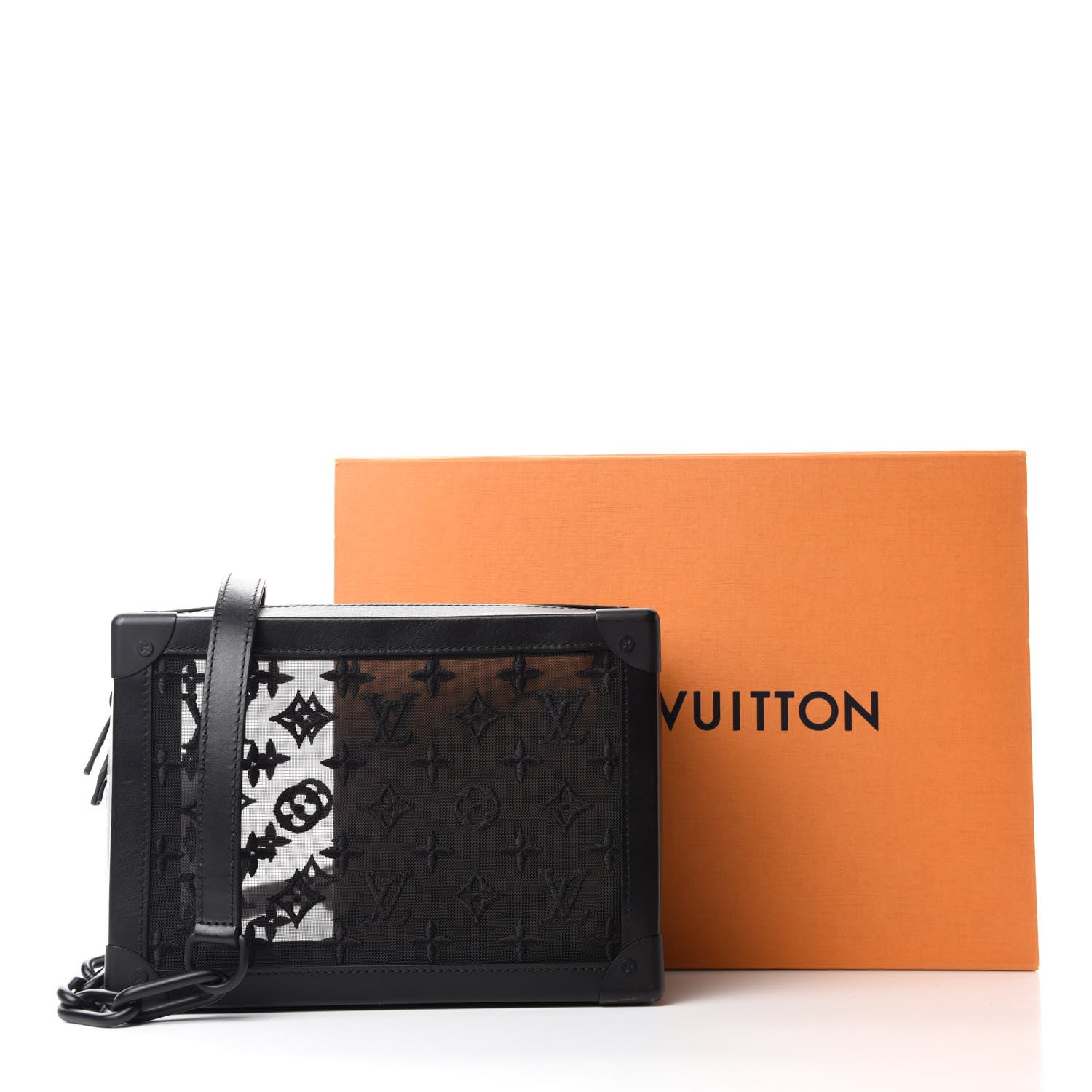 Louis Vuitton Monogram See Through Soft Trunk Black 10 of 10