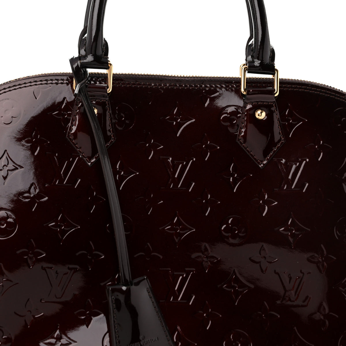 Louis Vuitton Vernis Alma GM Amarante 8 of 12