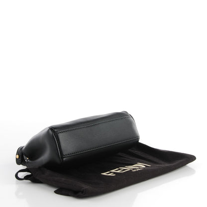 Fendi Nappa Micro Peekaboo Iconic Satchel Black 4 of 9