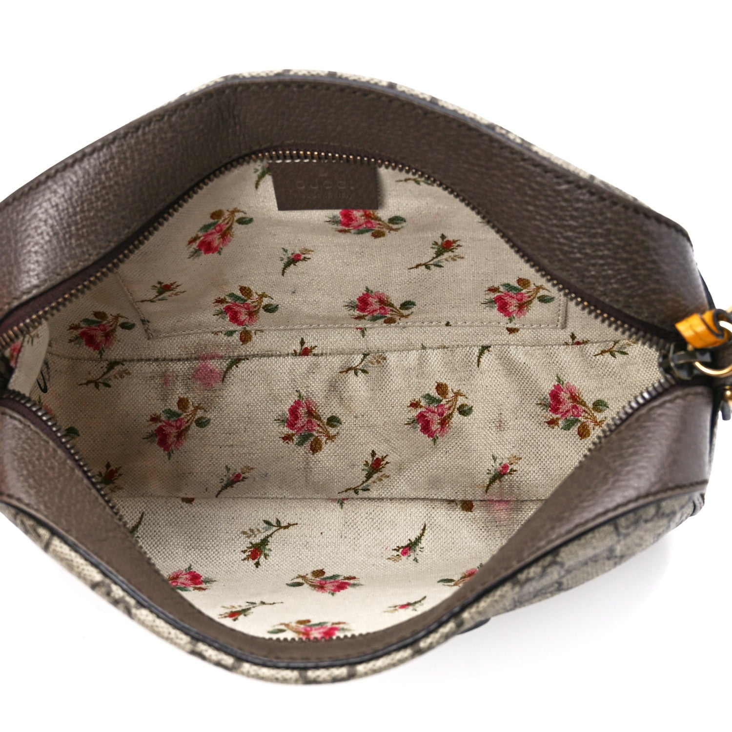 Gucci GG Supreme Monogram Web Neo Vintage Shoulder Bag Beige New Acero Crop 5 of 12