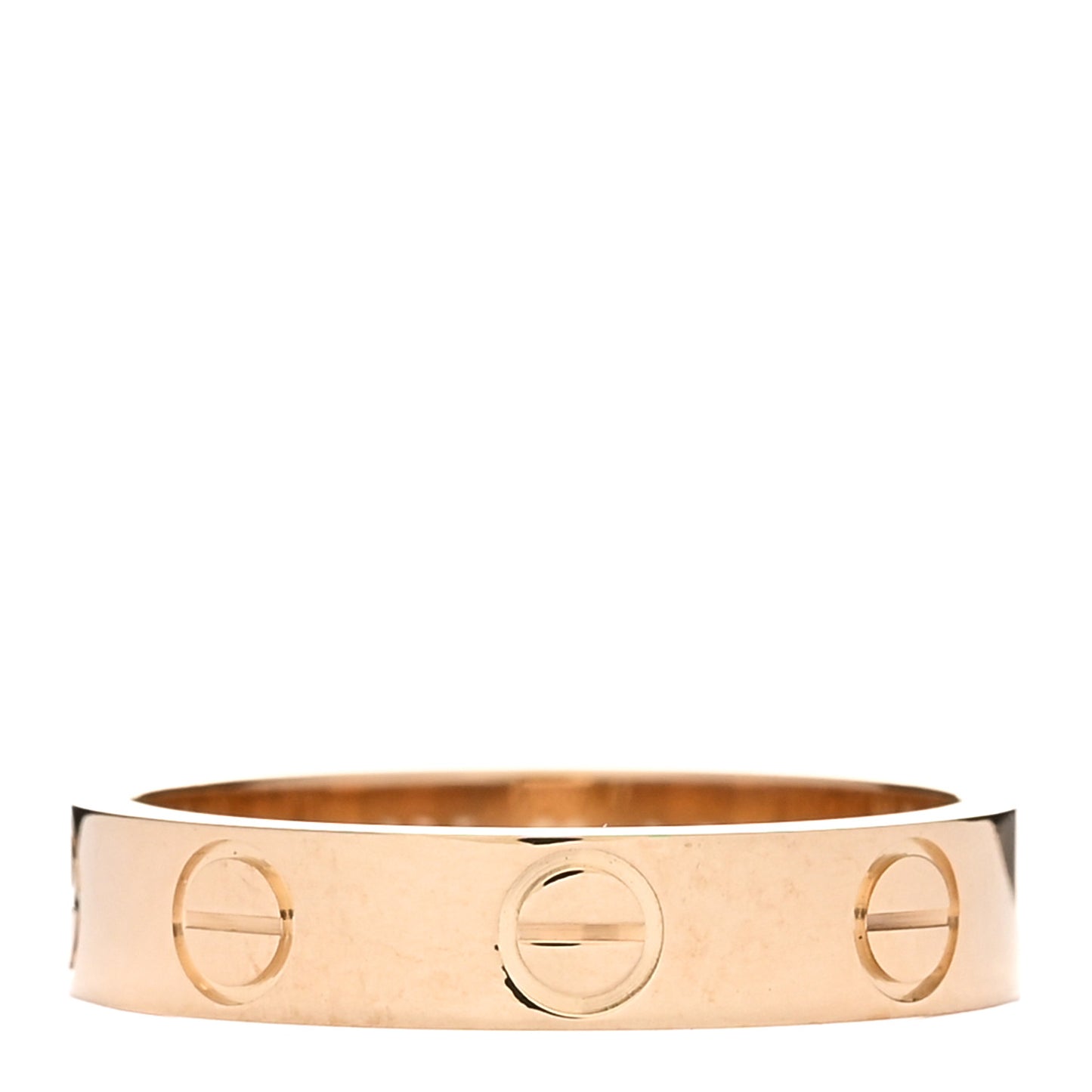 18K Yellow Gold 3.5mm LOVE Wedding Band Ring 47 4