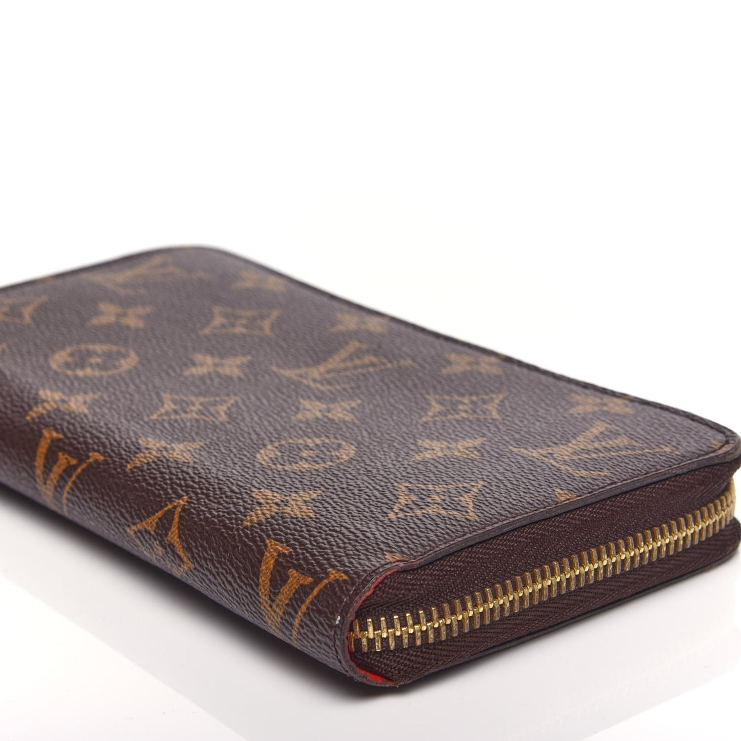 Monogram Zippy Wallet Coquelicot