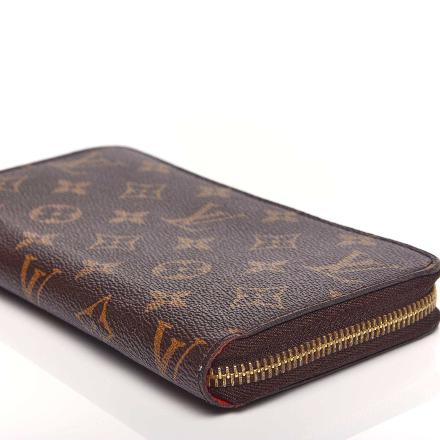 Louis Vuitton Monogram Zippy Wallet Coquelicot 9 of 10