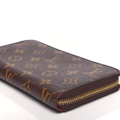 Louis Vuitton Monogram Zippy Wallet Coquelicot 9 of 10