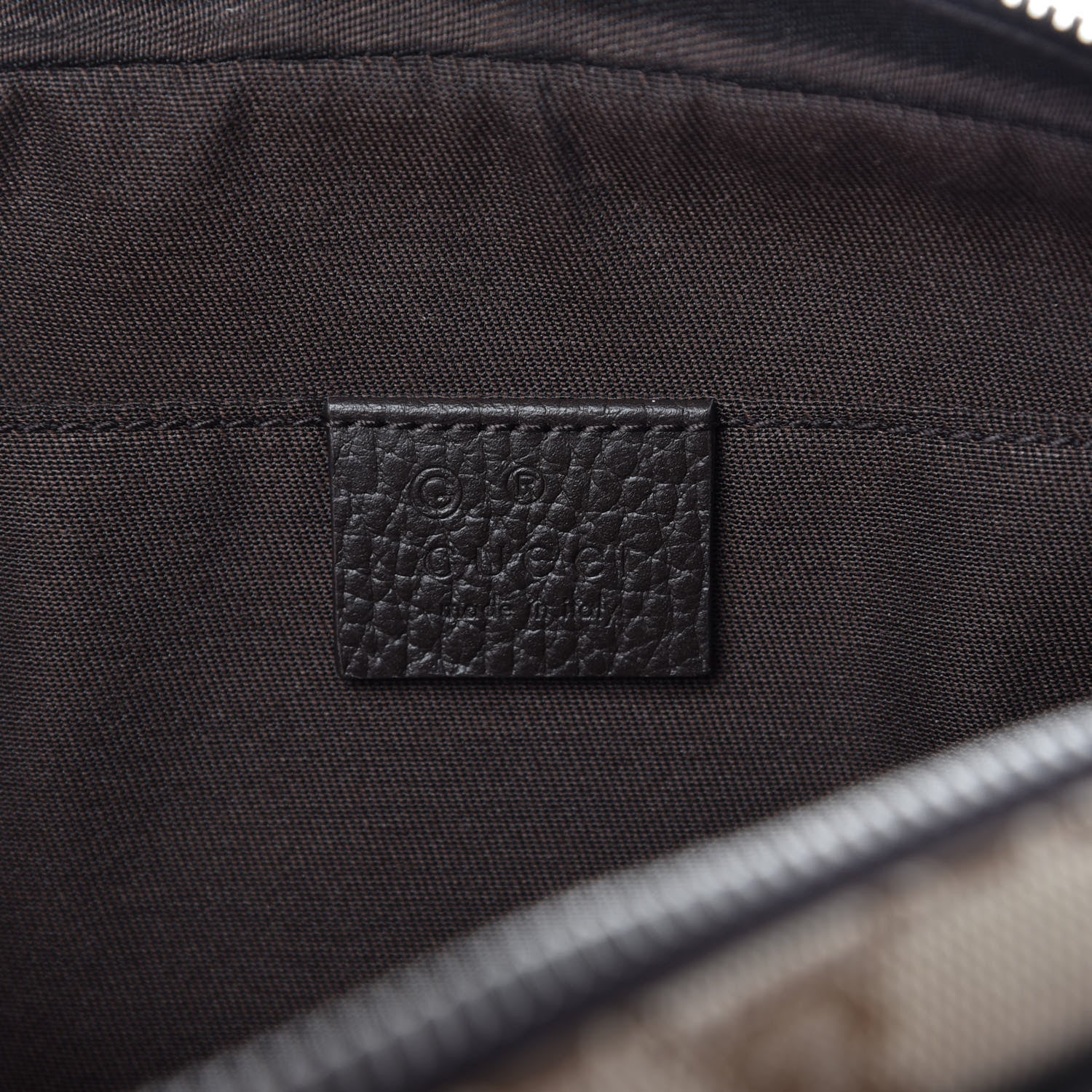 Gucci Monogram Belt Bag Dark Brown 8 of 10