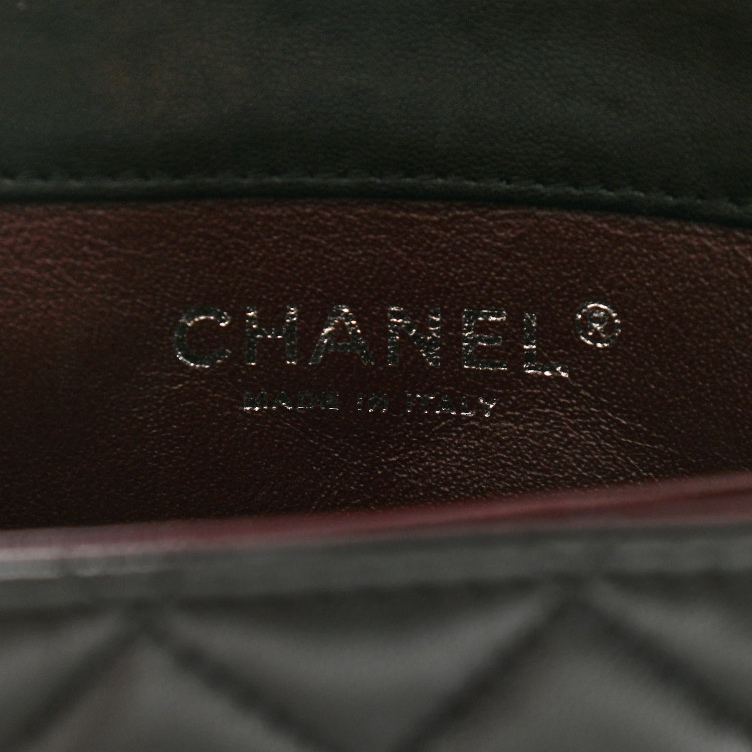 Chanel Lambskin Quilted Extra Mini Rectangular Flap Black 6 of 16