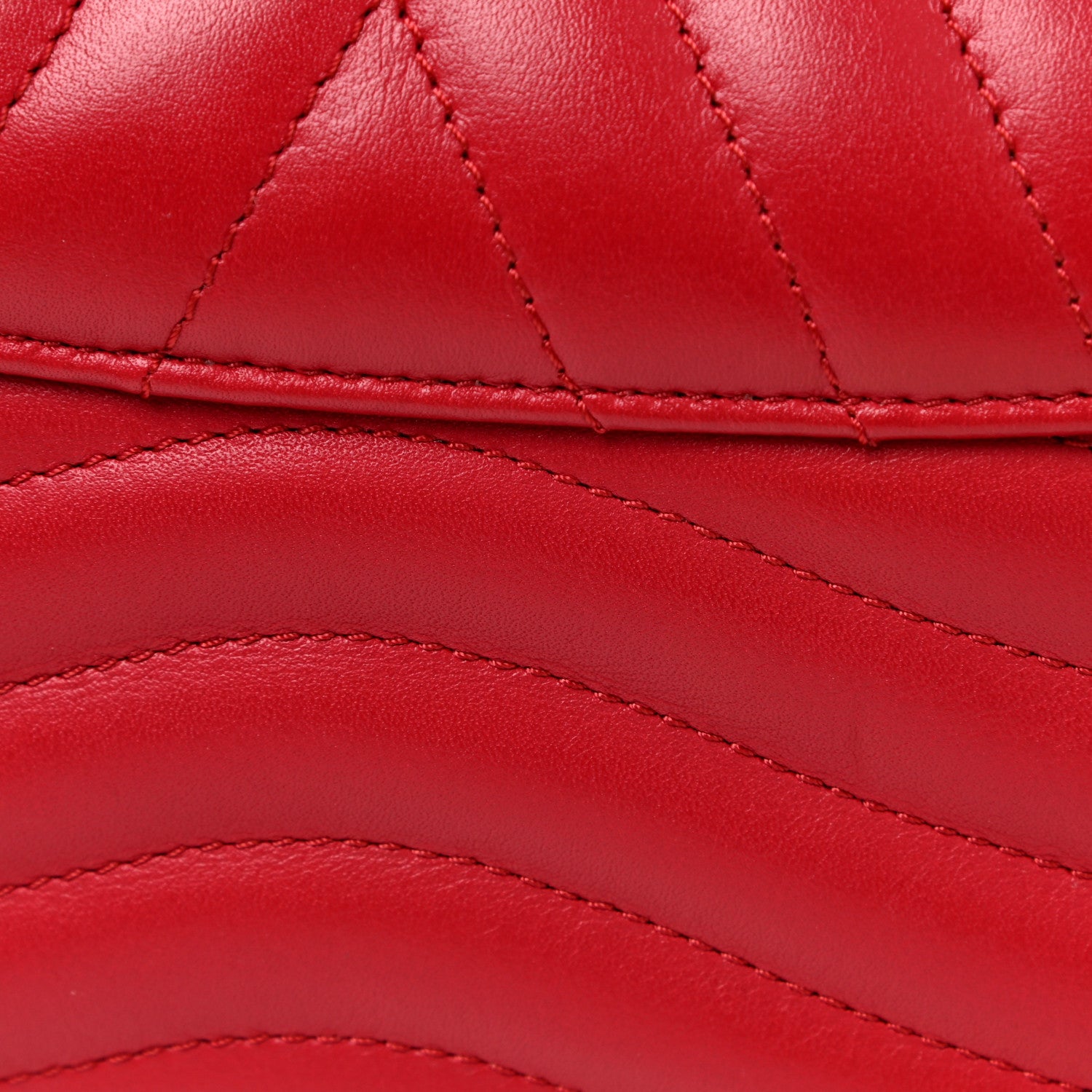 Louis Vuitton Calfskin New Wave Chain Pochette Scarlet 11 of 12