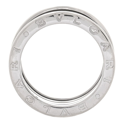 Bulgari 18K White Gold B.Zero1 Four-Band Ring 55 7.25 4 of 5