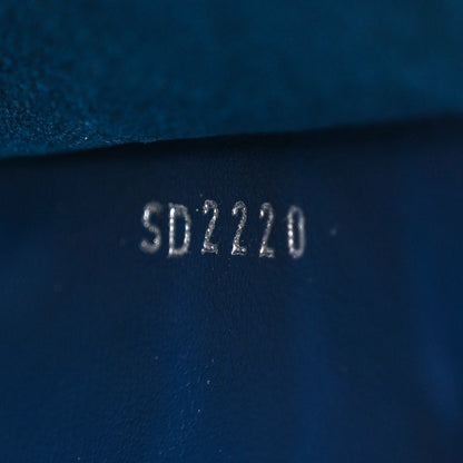 Louis Vuitton Monogram Giant Escale Double Zip Pochette Blue 9 of 12