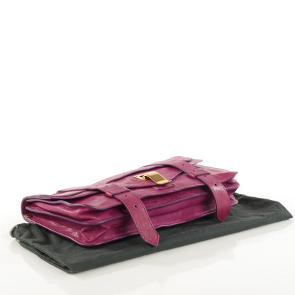 Proenza Schouler Lambskin PS1 Pochette Clutch Lemon 5 of 10