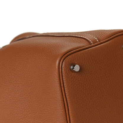 Hermes Taurillon Clemence Swift Eclat Picotin Lock 18 PM Gold Nata 9 of 11