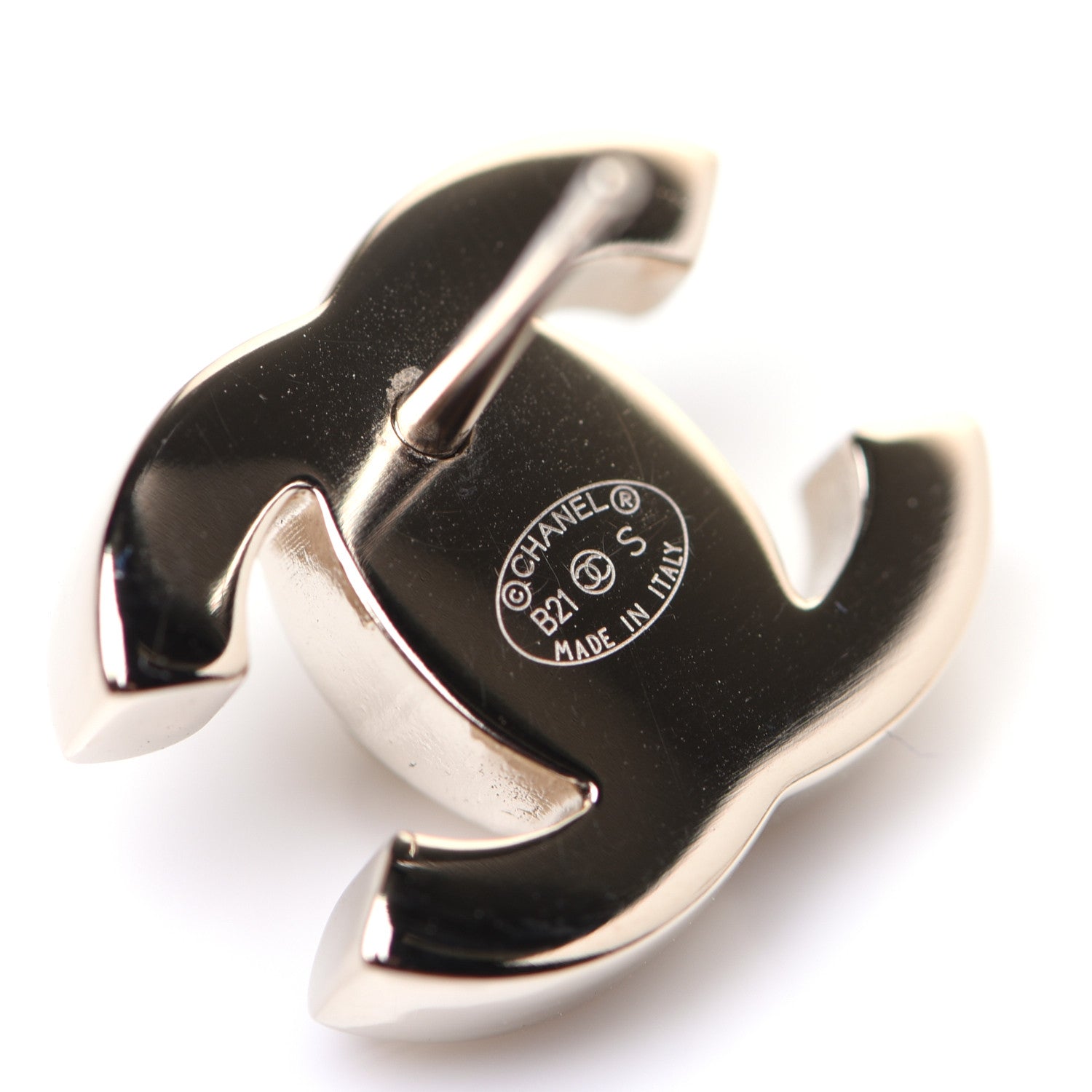 Chanel Metal CC Turnlock Earrings Gold 3 of 6