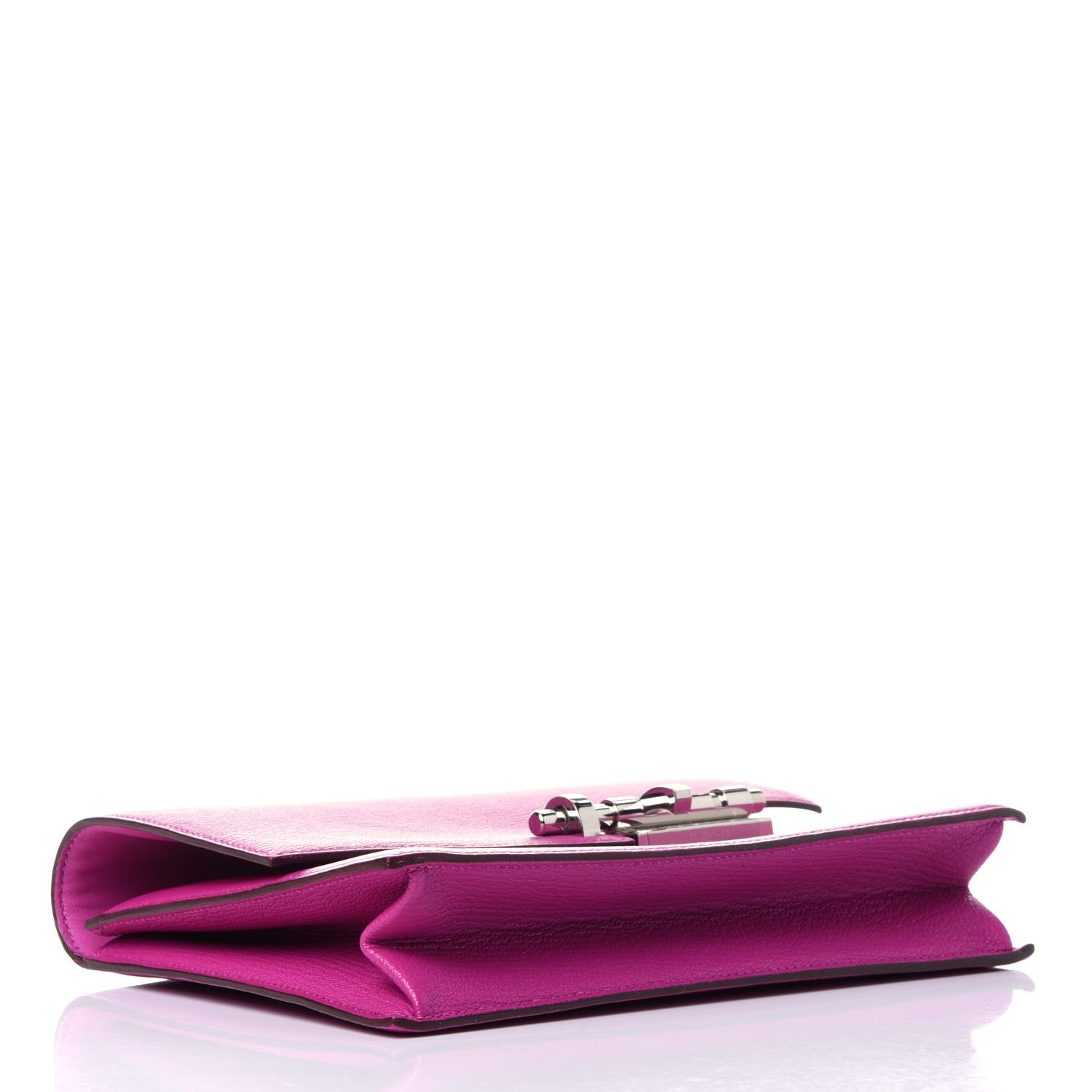 Hermes Chevre Mysore Verrou Clutch Magnolia 4 of 11