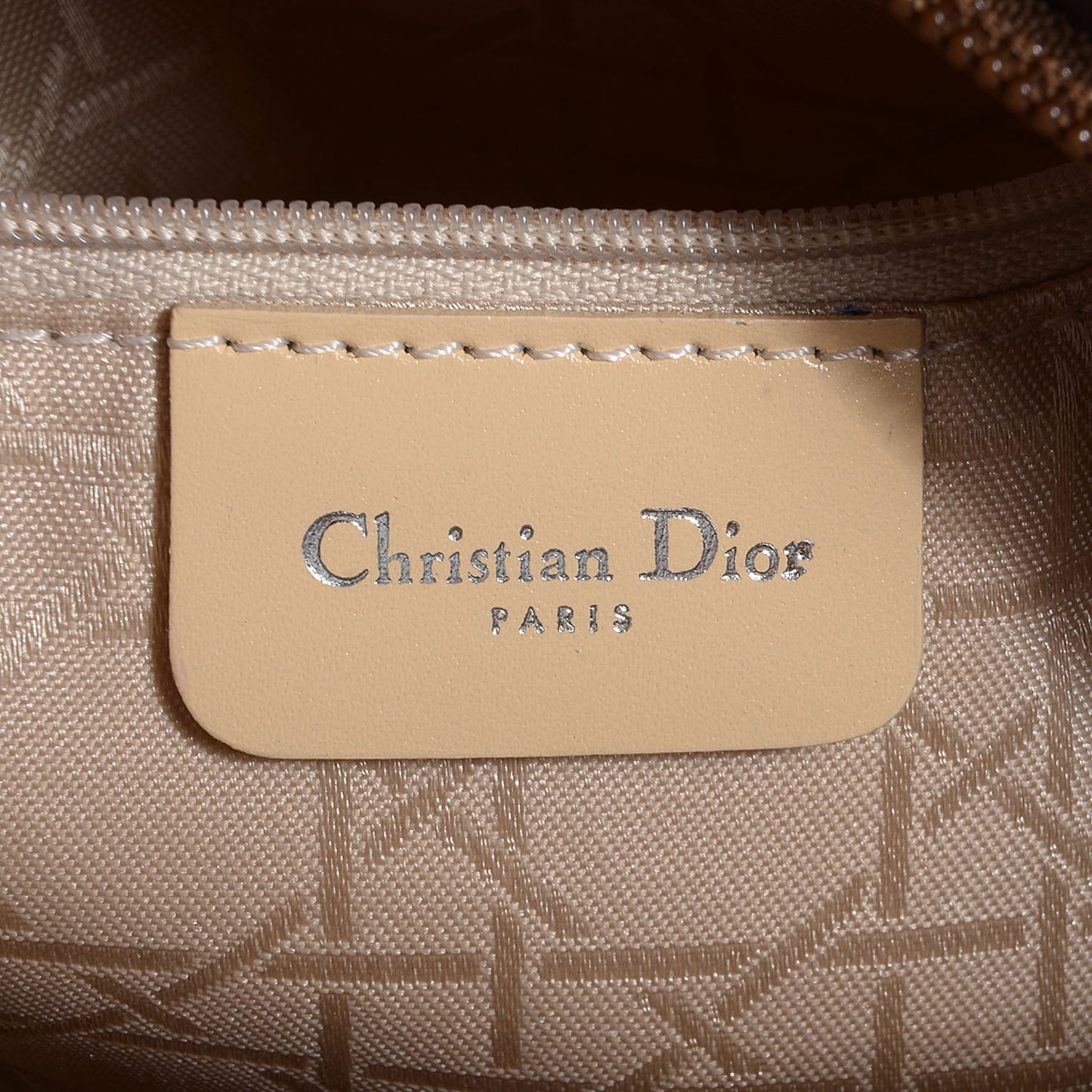 Nylon Cannage Medium Lady Dior Brown