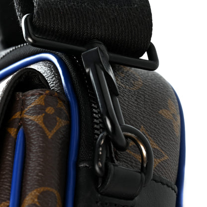 Louis Vuitton Monogram Macassar S Lock Messenger Blue 10 of 10