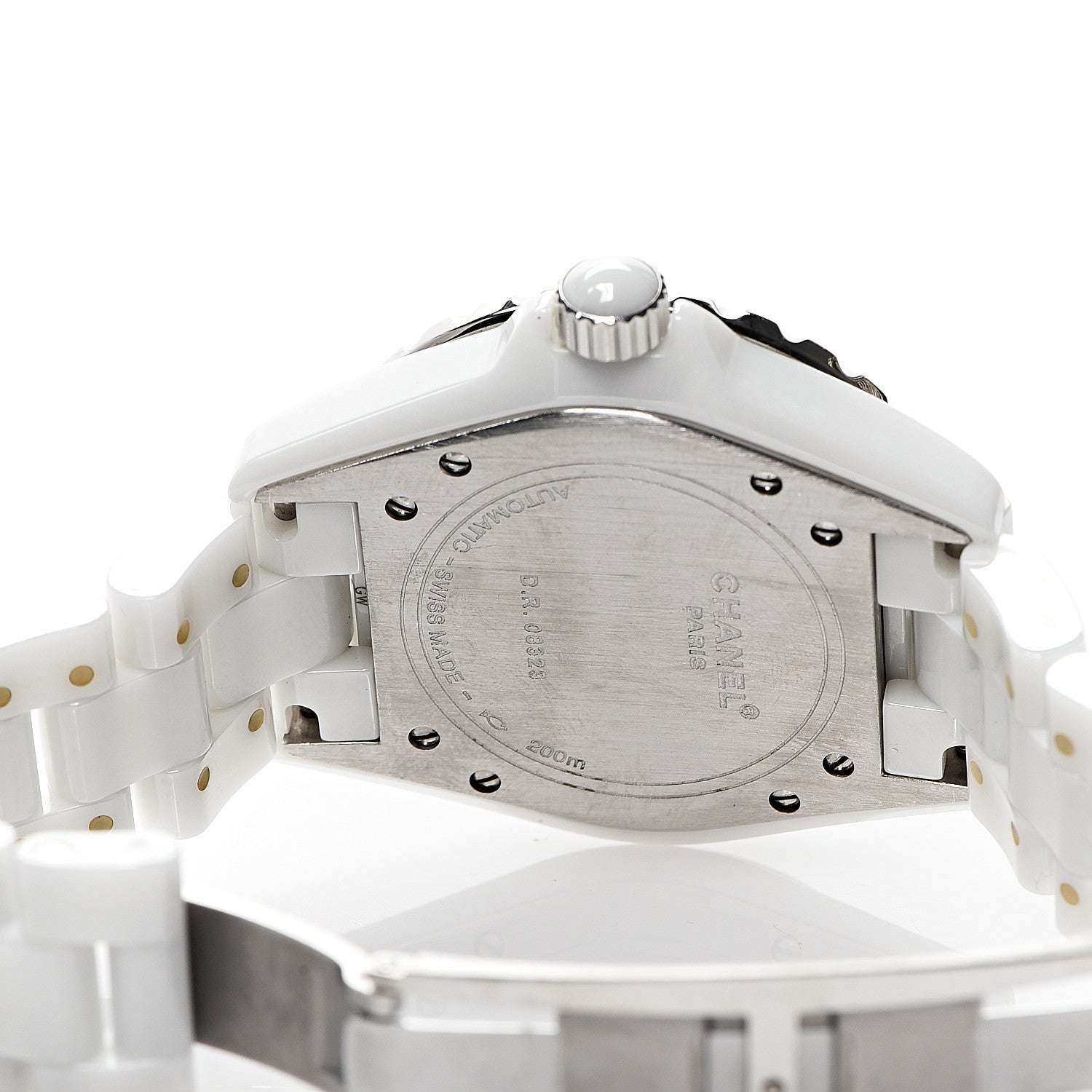 Chanel Stainless Steel Ceramic 38mm J12 Automatic Watch White 5 of 5