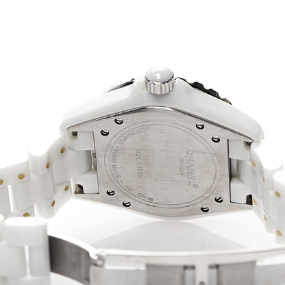 Chanel Stainless Steel Ceramic 38mm J12 Automatic Watch White 5 of 5
